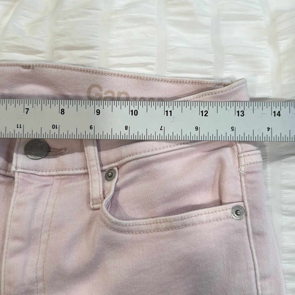 GAP 1969 Resolution True Skinny Jean Size 28R Light Pink - Picture 5 of 9